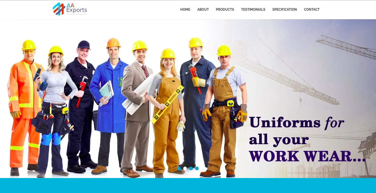 AA Exports Website