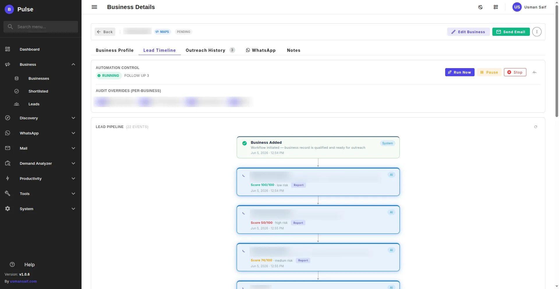 Business Workflow